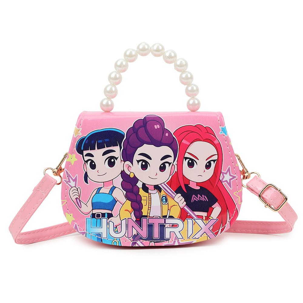 Nowa dziecięca torba na drobne rzeczy z kolekcji Witch Hunter Girl Group, K-pop anime, śliczna torba do przechowywania, torba listonoszka