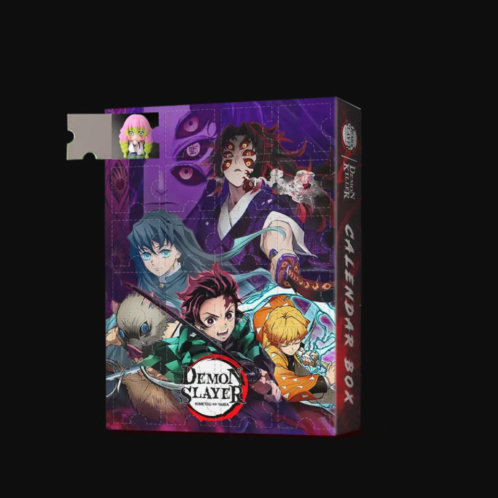 💖Hot 49% OFF🌹3D Demon Slayer Advent Calendar With 24 Demon Slayer Goodies