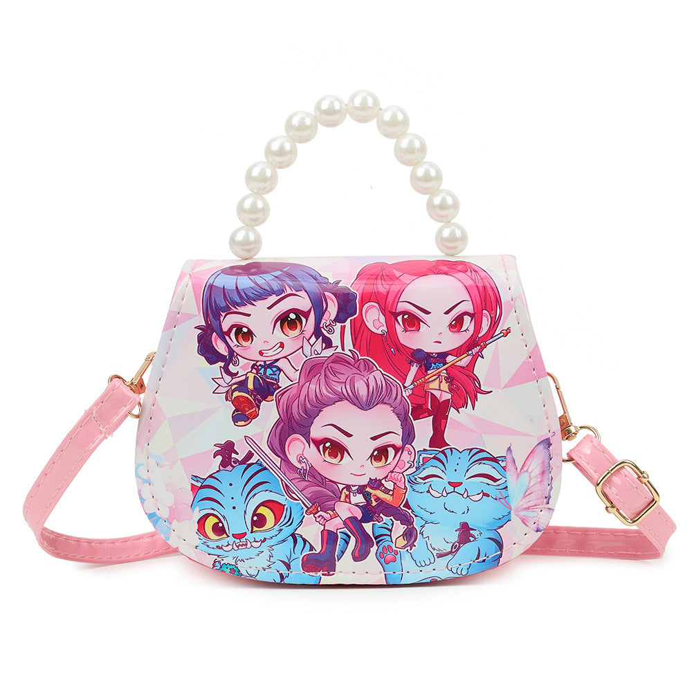 Nowa dziecięca torba na drobne rzeczy z kolekcji Witch Hunter Girl Group, K-pop anime, śliczna torba do przechowywania, torba listonoszka