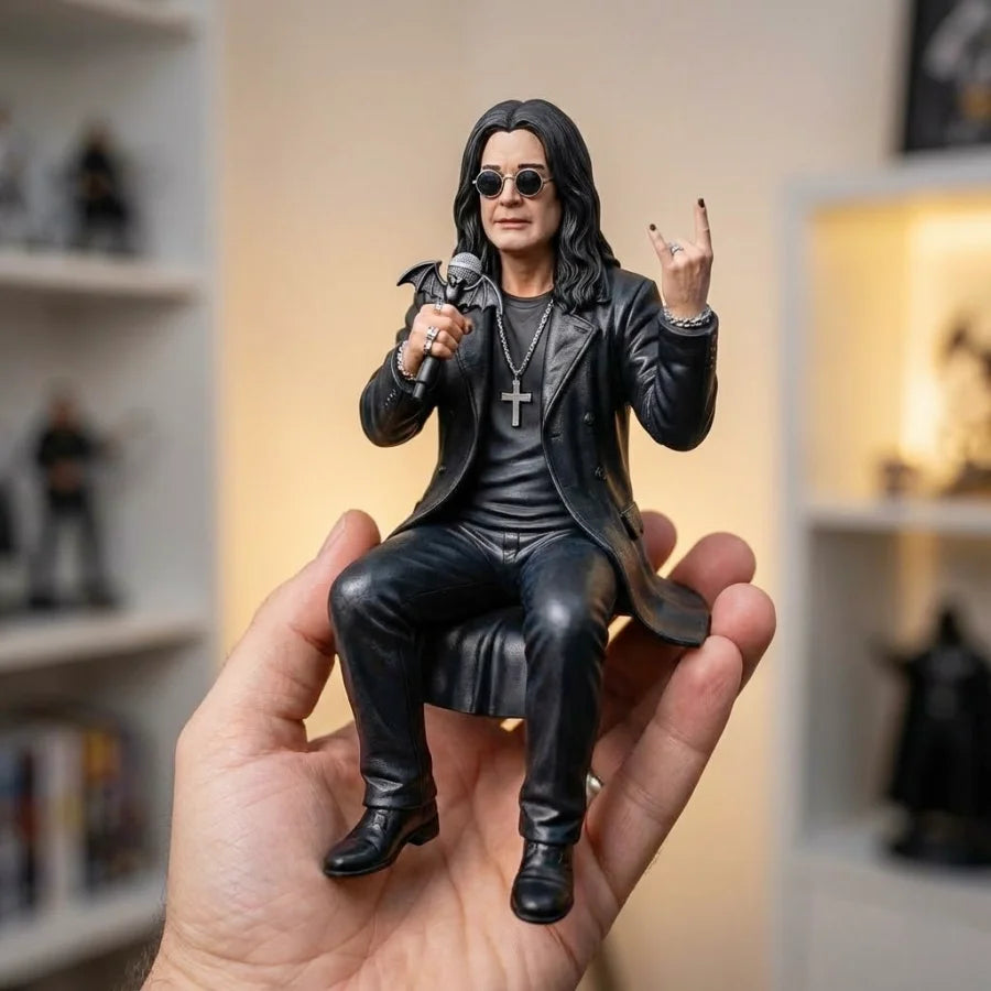 15 cm ręcznie malowana figurka Rock Legend Dashboard