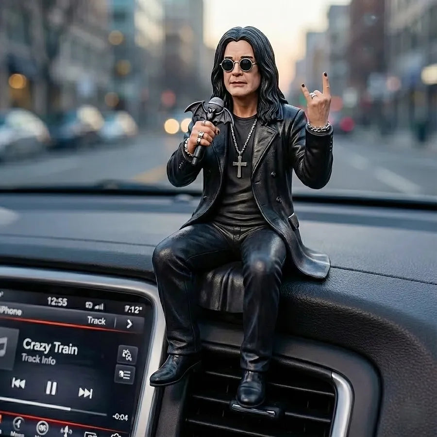 15 cm ręcznie malowana figurka Rock Legend Dashboard